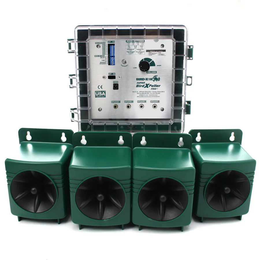 SUPER BIRDXPELLER PRO (AHUYENTADOR DE 4 PARLANTES)